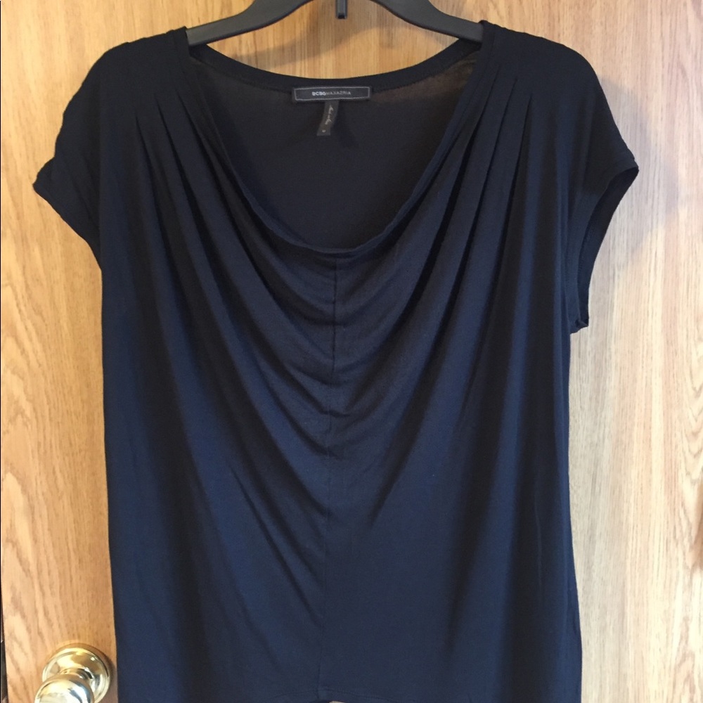 BCBG M.A.XAzria Black Blouse/Top/Shirt sz M
